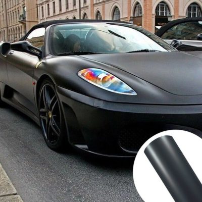 Carro_Vinil Automotivo Preto Fosco