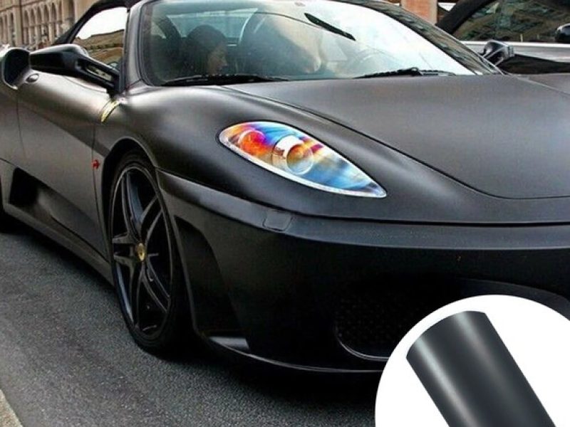 Carro_Vinil Automotivo Preto Fosco